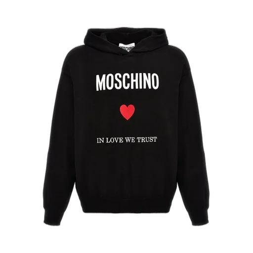 Moschino In Love We Trust Printed Hoodie