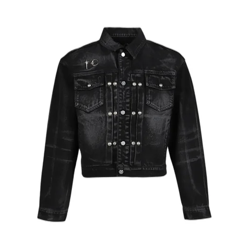 Leave A Trace Denim Jacket / Blk