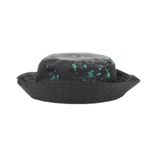 Moschino Logo Printed Flat Crown Bucket Hat