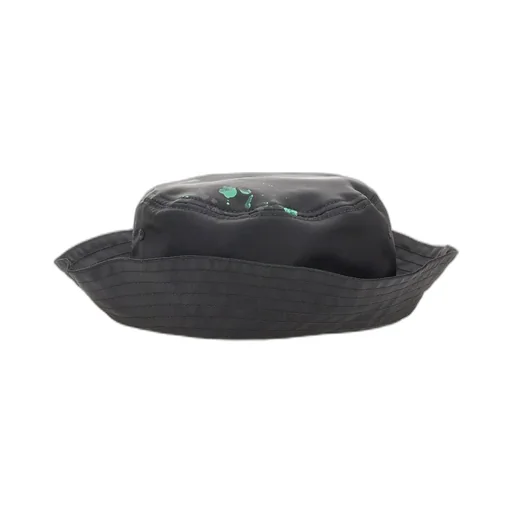 Moschino Logo Printed Flat Crown Bucket Hat