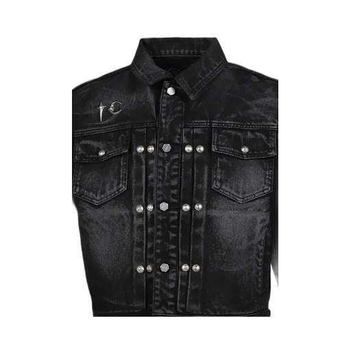 Leave A Trace Denim Jacket / Blk