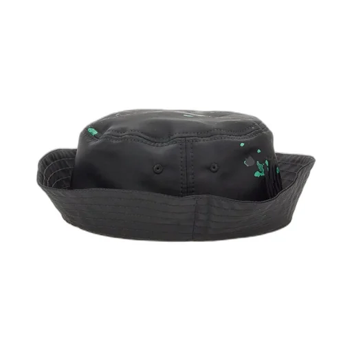 Moschino Logo Printed Flat Crown Bucket Hat