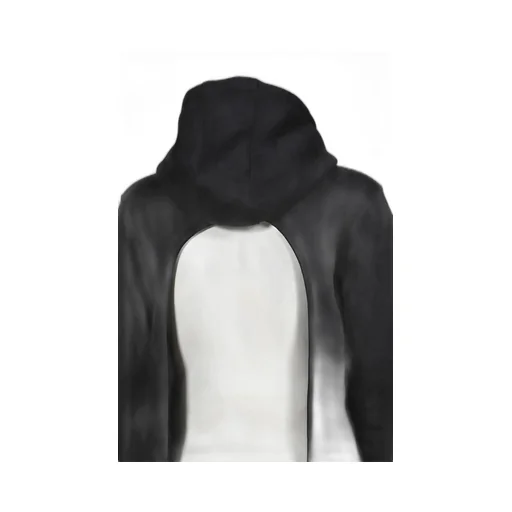 Backless Hoodie / Black