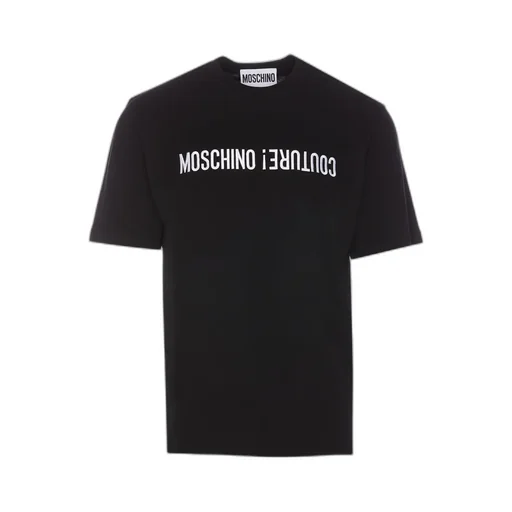 Moschino Logo Printed Crewneck T-Shirt