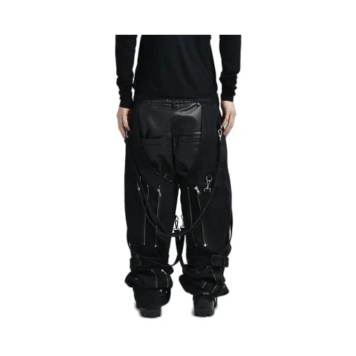 Bondage Denim Chaps / Black