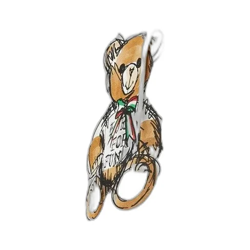 Moschino Teddy Bear Printed Drawstring Hoodie