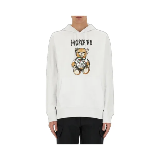 Moschino Teddy Bear Printed Drawstring Hoodie
