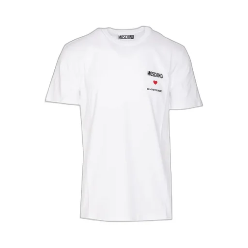Moschino Logo Embroidered Crewneck T-Shirt