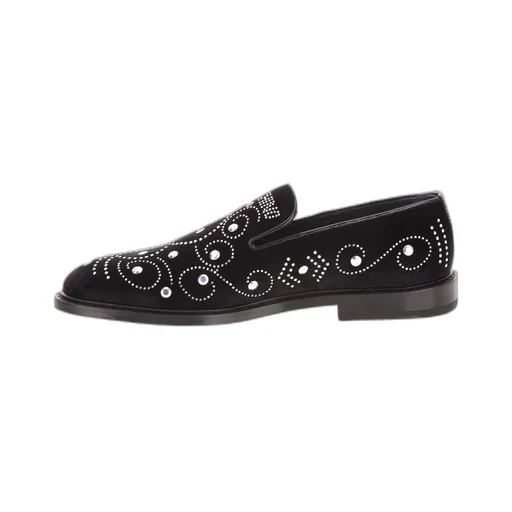 Moschino Round-Toe Slip-On Loafers