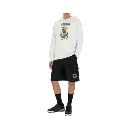 Moschino Teddy Bear Printed Drawstring Hoodie