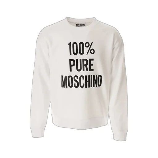 Moschino Slogan Printed Crewneck Sweatshirt