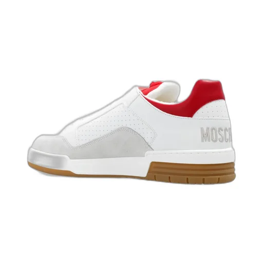 Moschino Logo-Embroidered Lace-Up Sneakers
