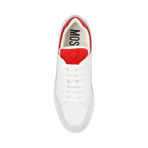 Moschino Logo-Embroidered Lace-Up Sneakers