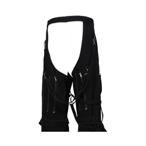 Bondage Denim Chaps / Black