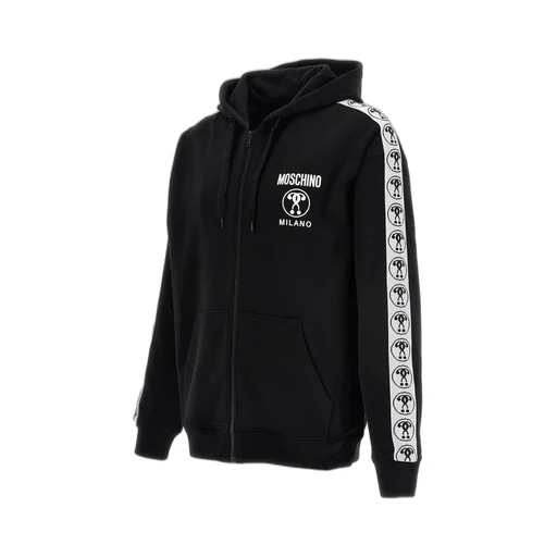Moschino Double Question Mark Zipped Hoodie