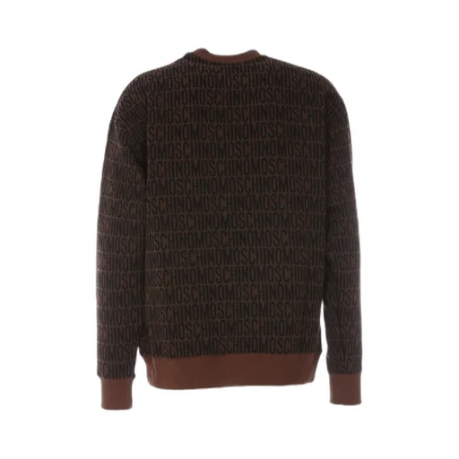 Moschino Monogram Debossed Crewneck Sweatshirt