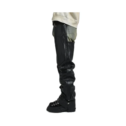 Tommy Pants / Sandwash Denim Leather