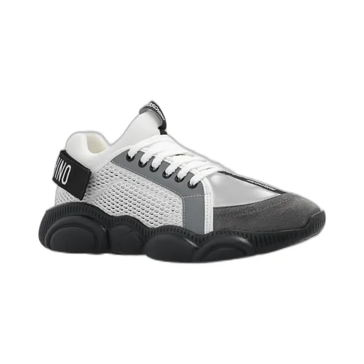 Moschino Mesh Panelled Teddy Sole Sneakers
