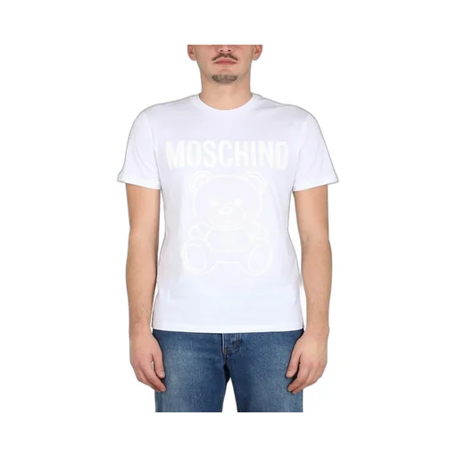 Moschino Logo Detailed Crewneck T-Shirt