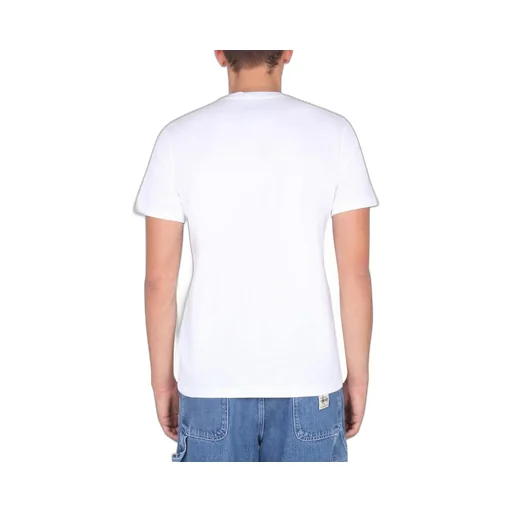 Moschino Slogan Printed Crewneck T-Shirt