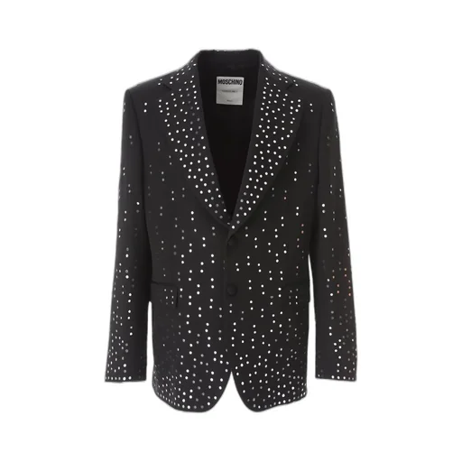 Moschino Flap-Pocketed Single-Breasted Blazer