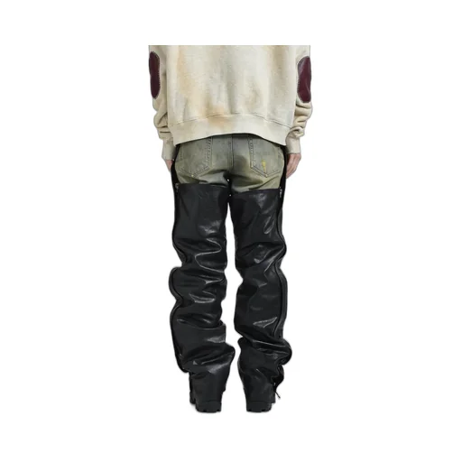 Tommy Pants / Sandwash Denim Leather