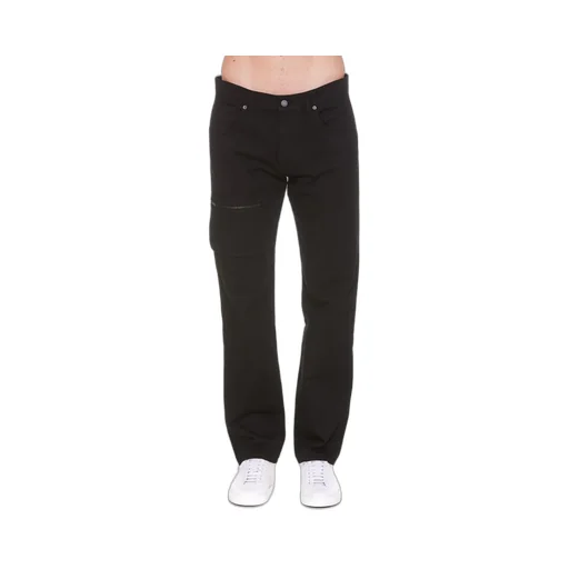 Moschino Straight-Leg Zip Detailed Pants