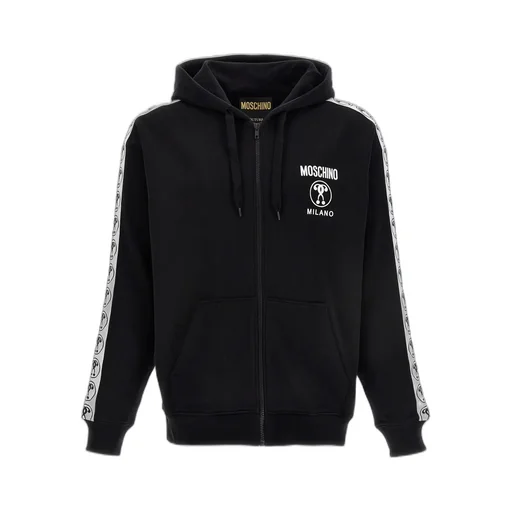 Moschino Double Question Mark Zipped Hoodie