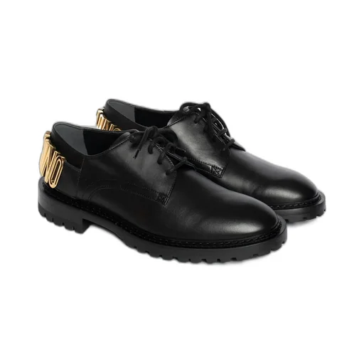 Moschino Logo Lettering Derby Shoes