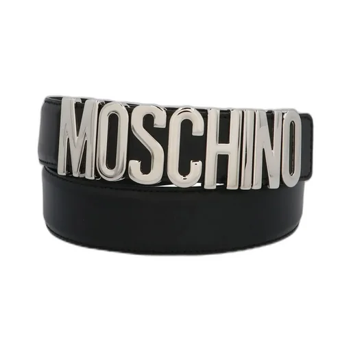 Moschino Logo Lettering Buckle Belt