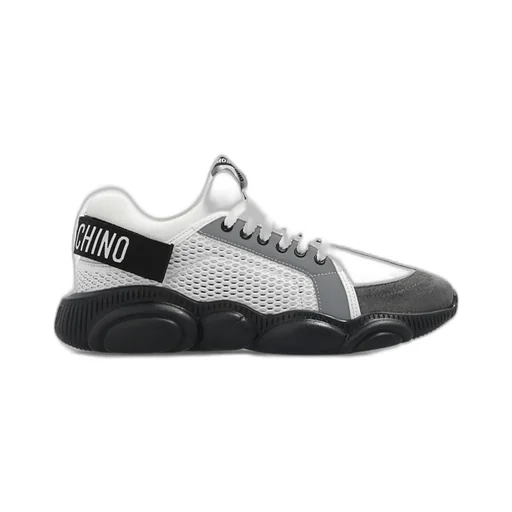 Moschino Mesh Panelled Teddy Sole Sneakers