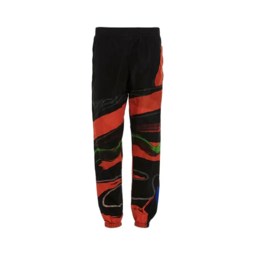 Moschino Contrast Printed Elastic Waist Joggers