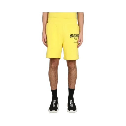 Moschino Logo Printed Bermuda Shorts