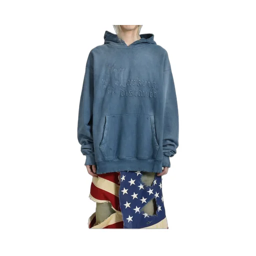 Classic Logo Hoodie / Sunfade Blu