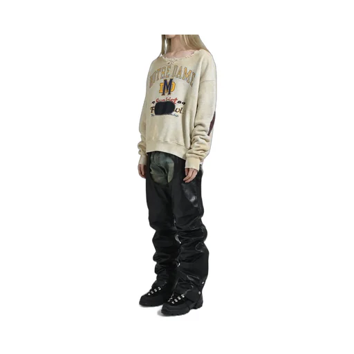 Tommy Pants / Sandwash Denim Leather