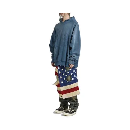 Classic Logo Hoodie / Sunfade Blu