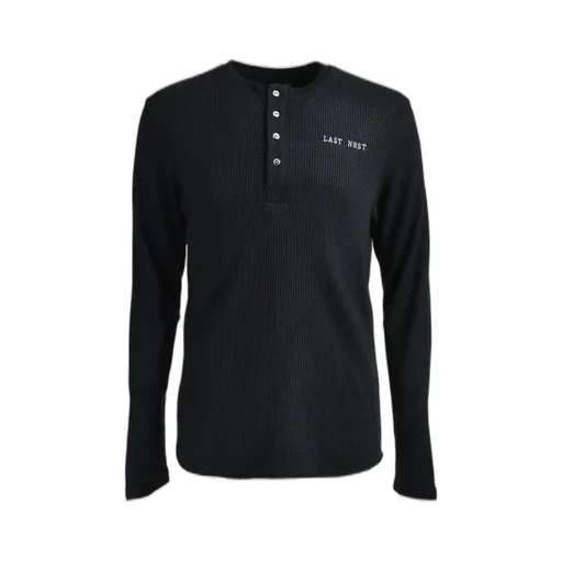 Logo Emb Henry Neck / Black