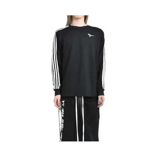 Yori Sport 5Stripe Long Sleeve T-Shirt / Blk