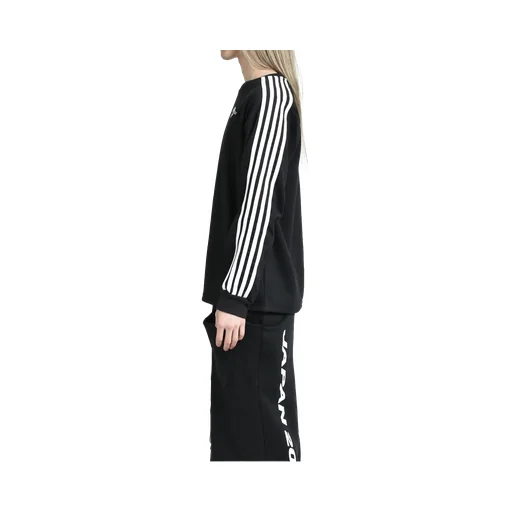 Yori Sport 5Stripe Long Sleeve T-Shirt / Blk