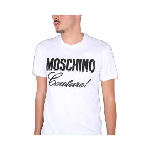 Moschino Logo-Embossed Crewneck T-Shirt