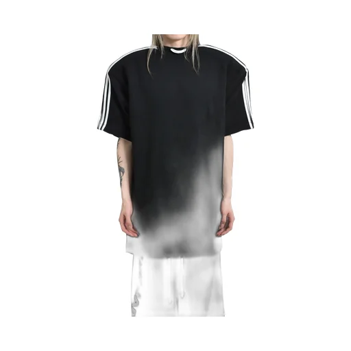5Stripe Padded T-Shirt / Blk