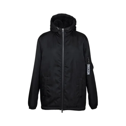 Moschino Zipped Hooded Jacket