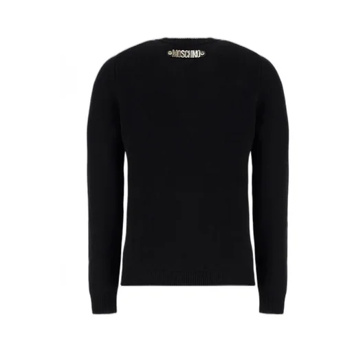 Moschino Rear Logo Patch Knit Jumper
