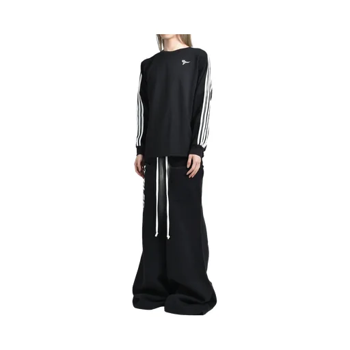Yori Sport 5Stripe Long Sleeve T-Shirt / Blk