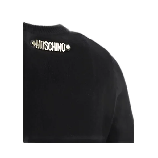 Moschino Rear Logo Patch Knit Jumper