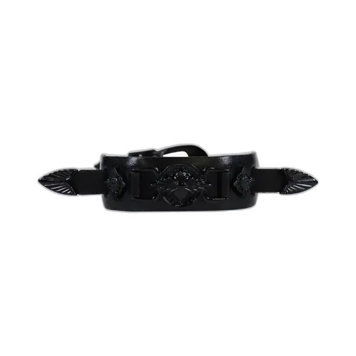 Concho Belt Bangle / Black