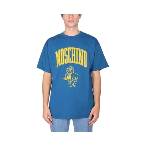 Moschino Logo Printed Crewneck T-Shirt