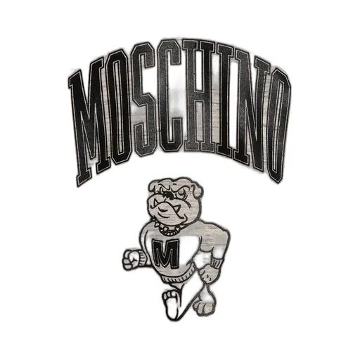 Moschino Varsity Logo Printed Drawstring Hoodie