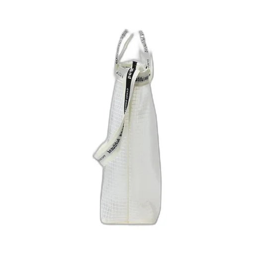 Plaid Vinyl Logo Tape Shoulder Bag / Clear