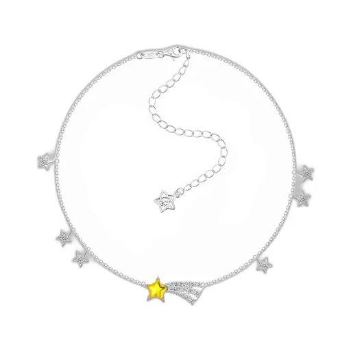 Crystal Meteor Necklace / Yel